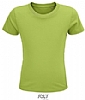 Camiseta Organica Crusader Infantil Sols - Color Verde Manzana
